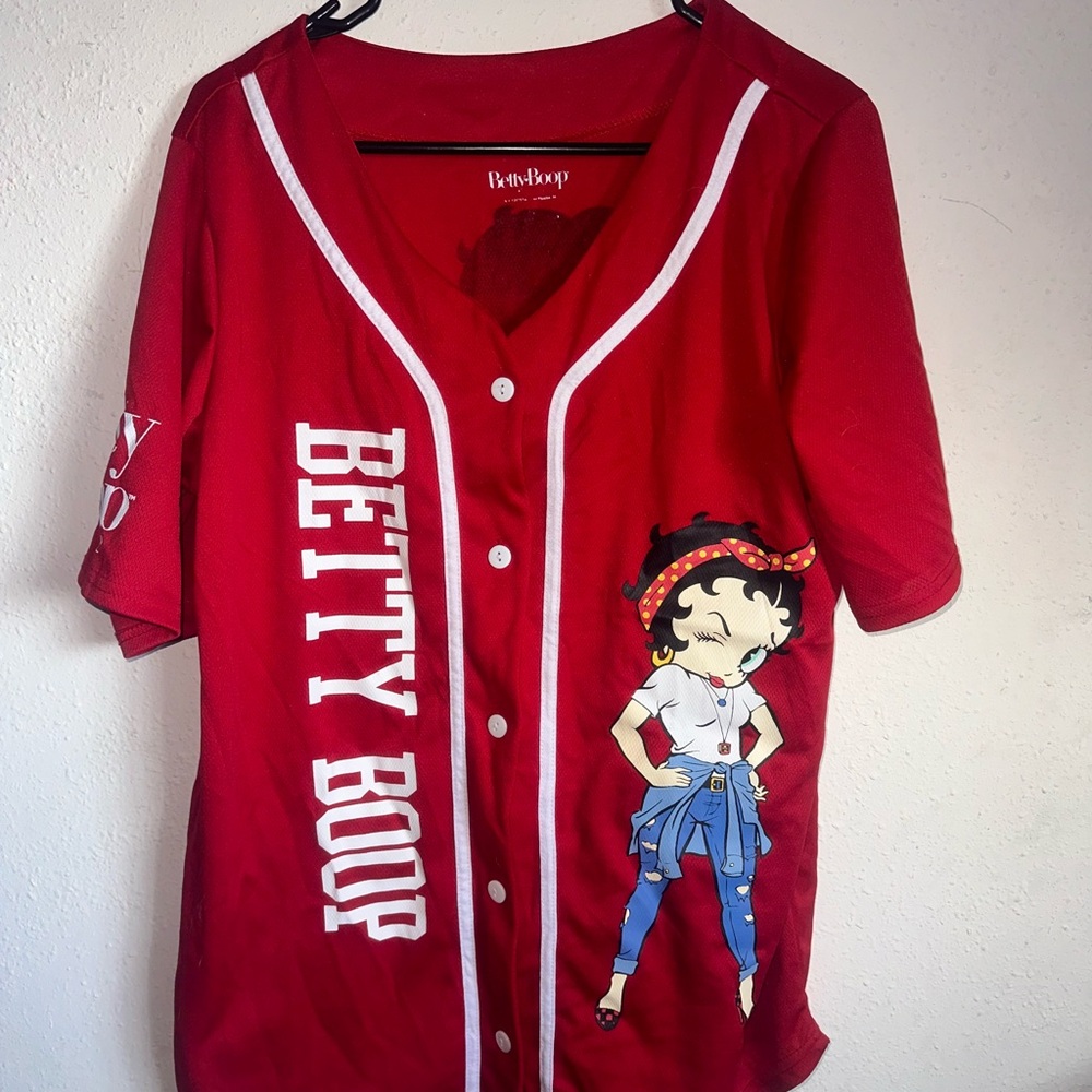 Betty Boop Red Jersey